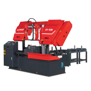 Fully Automatic PLC Control Horizontal Straight Cutting Band Sawing Machine H1-40N